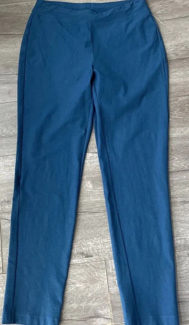 NWOT Eileen Fisher Lightweight Washable Stretch Crepe Slim Ankle Pants Size XS